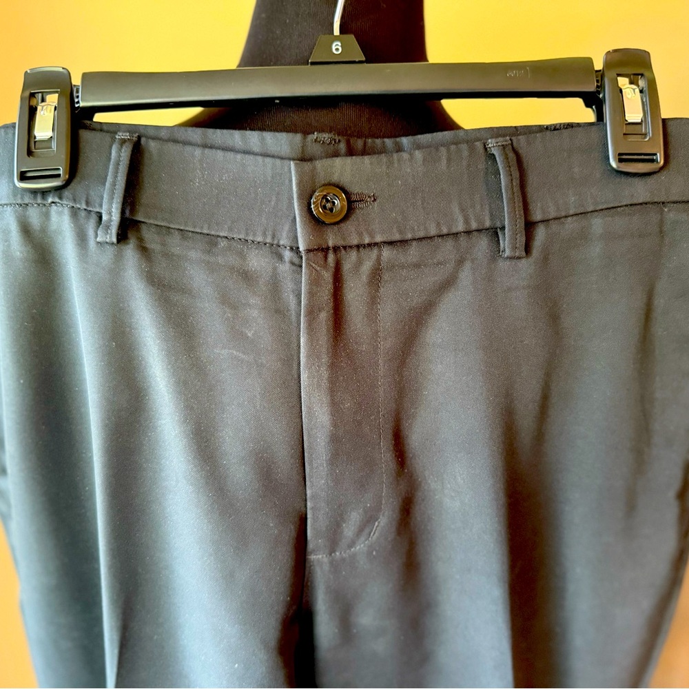 Haggar Classic Black Trousers Size 36